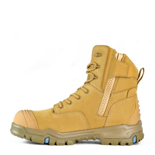 Picture of Bata Marto High Leg Zip Side Boot Wheat
