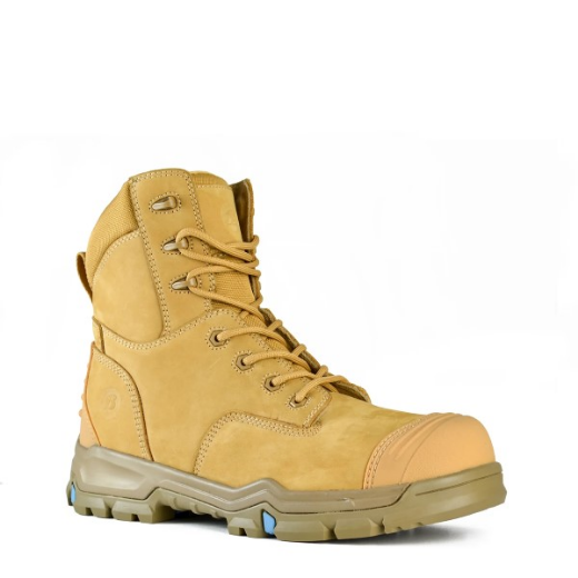 Picture of Bata Marto High Leg Zip Side Boot Wheat
