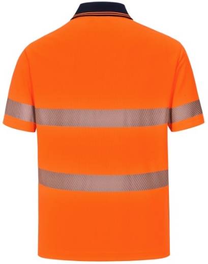 Picture of Winning Spirit Unisex Hi Vis Cooldry Segmented SS Polo