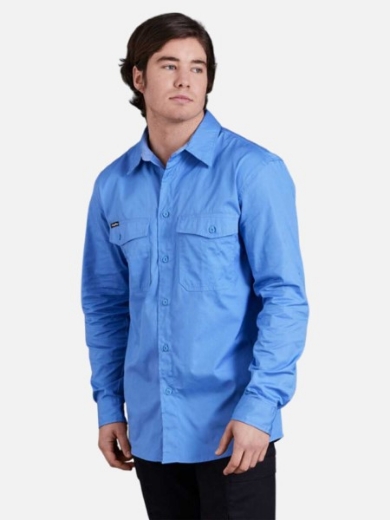 Picture of King Gee Workcool 2 Cotton Ripstop Shirt Long Sleeve