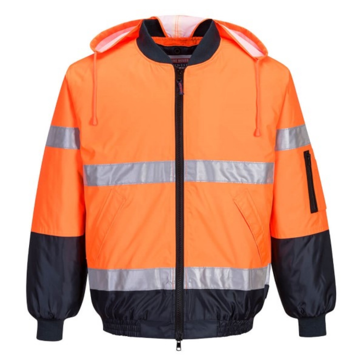 Picture of Prime Mover Hi-Vis Contrast Bomber Jacket