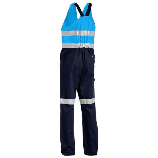 Picture of Bisley Action Back Overalls 100% Cotton Blue/Navy Including GM3 Logo
