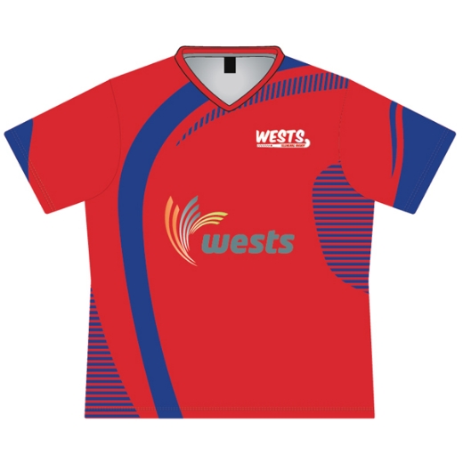 Picture of Sublimated Players T-shirts Adults Waffle Knit Including Name & Number