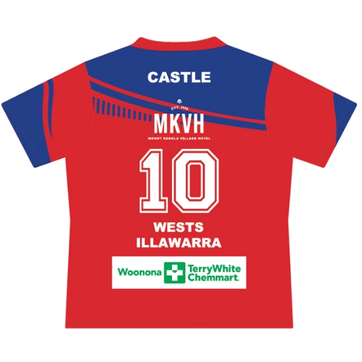 Picture of Sublimated Players T-shirts Ladies Waffle Knit Including Name & Number