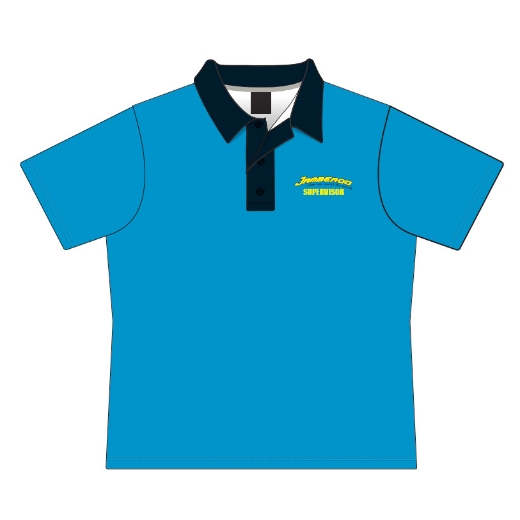 Picture of Sublimated Polo Shirt Short Sleeve Blue/Navy with Supervisor