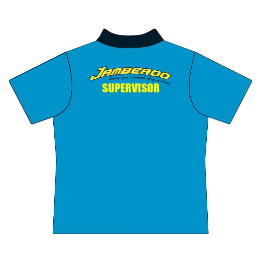 Picture of Sublimated Polo Shirt Short Sleeve Blue/Navy with Supervisor