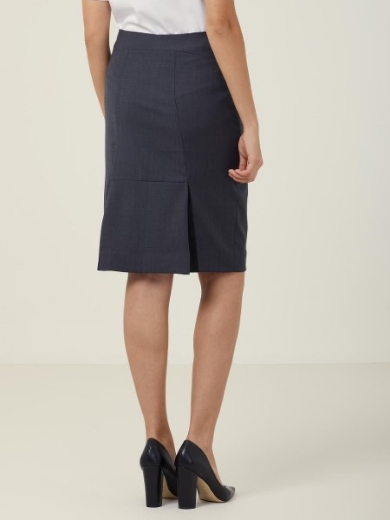 Picture of NNT Ladies Sharkskin Detail Pencil Skirt