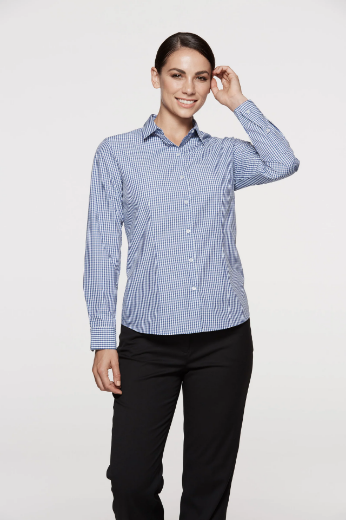 Picture of AP Business Ladies Long Sleeve Epsom Shirt