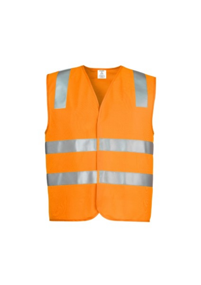 Picture of Syzmik Unisex Hi Vis Safety Vest with 2 Hoop Reflective Tape