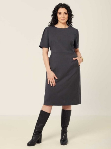 Picture of NNT Wool Blend Twill Short Sleeve Dress