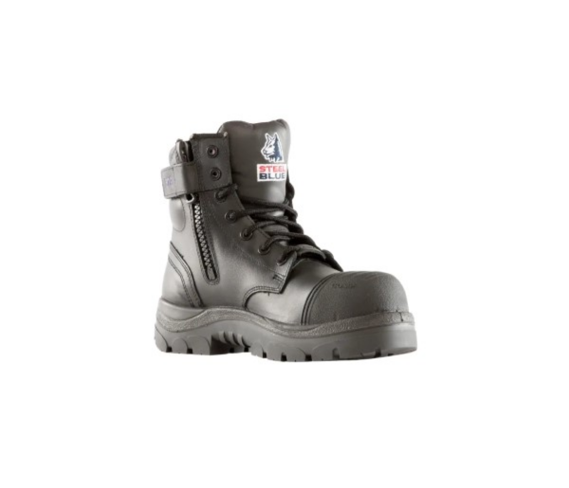 Picture of Steel Blue Ladies Argyle Zip Scuff Composite