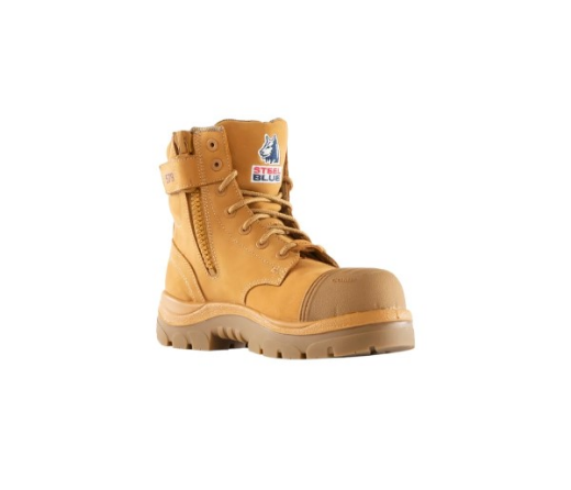 Picture of Steel Blue Ladies Argyle Zip Scuff Composite