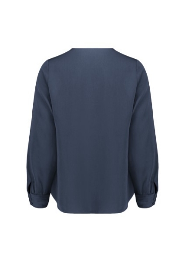 Picture of Biz Corporates Ladies Evelyn Long Sleeve Key Hole Blouse