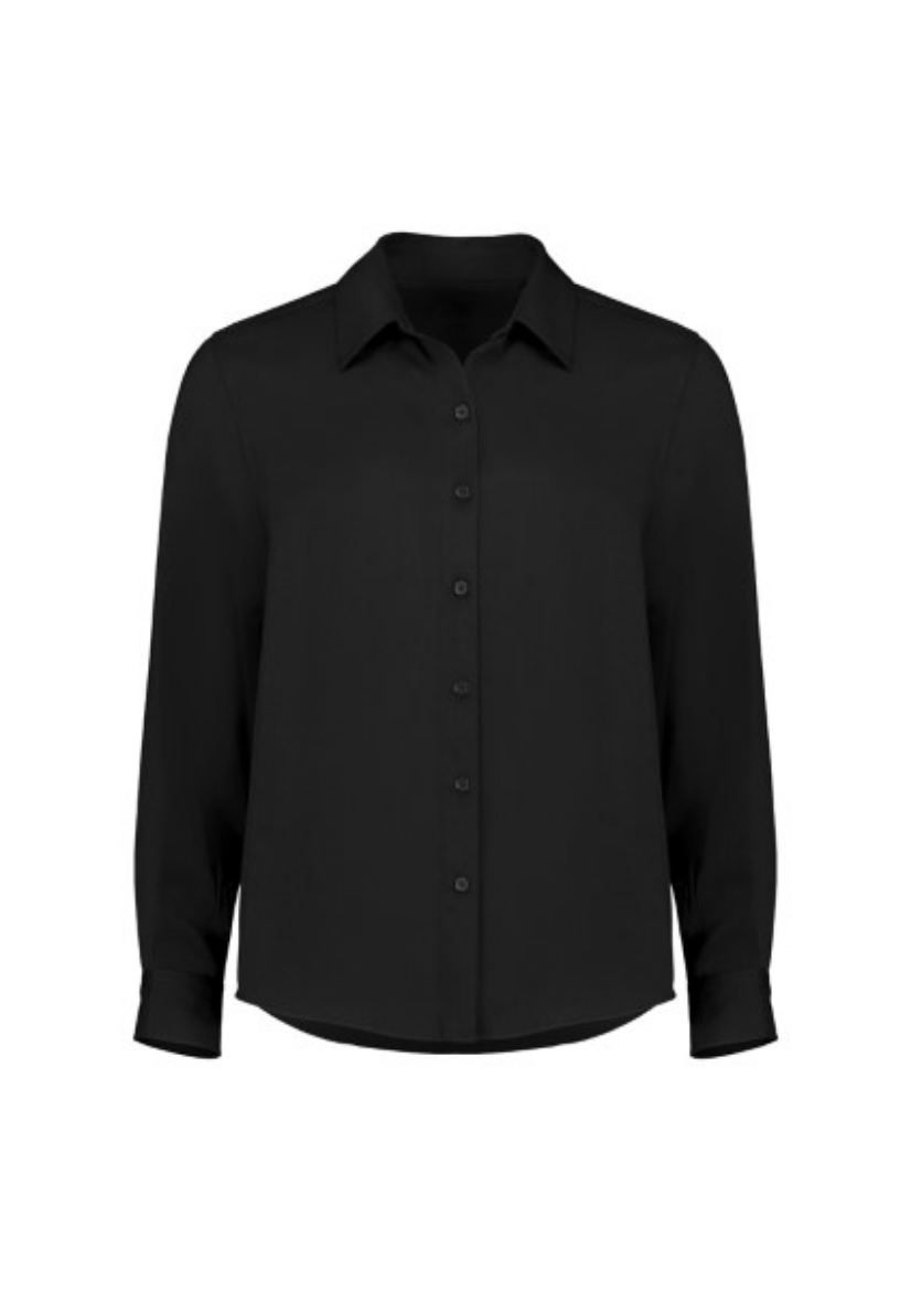 Picture of Biz Corporates Ladies Long Sleeve Button Down Blouse