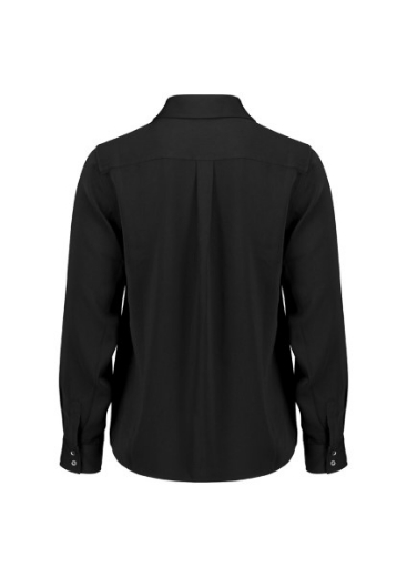 Picture of Biz Corporates Ladies Long Sleeve Button Down Blouse
