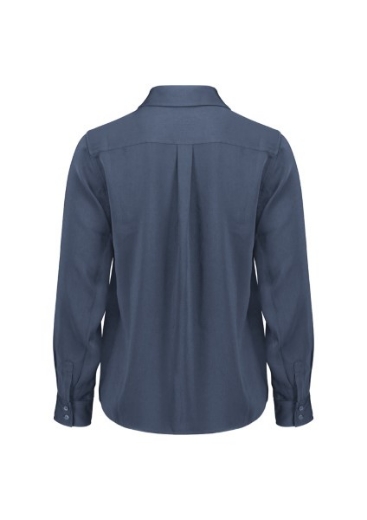 Picture of Biz Corporates Ladies Long Sleeve Button Down Blouse