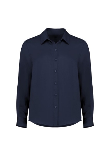 Picture of Biz Corporates Ladies Long Sleeve Button Down Blouse