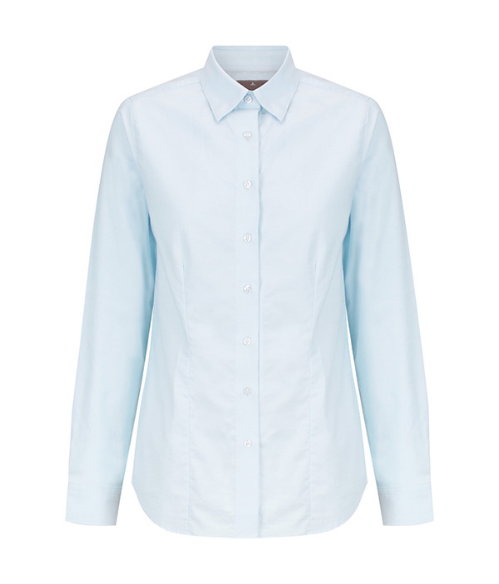 Picture of Gloweave Ladies Ashton Cotton Oxford Long Sleeve Shirt