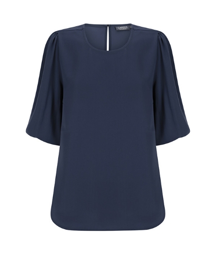 Picture of Gloweave Ladies Poppy Puff Sleeve Top