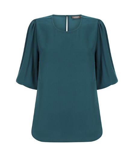 Picture of Gloweave Ladies Poppy Puff Sleeve Top