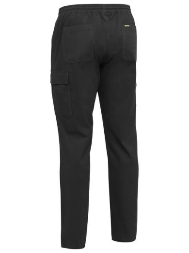 Picture of Bisley Stretch Cotton Drill Elastic Waist Cargo Work Pant