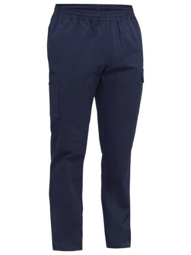 Picture of Bisley Stretch Cotton Drill Elastic Waist Cargo Work Pant