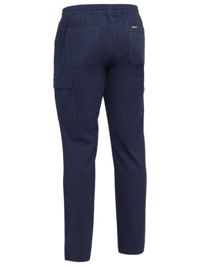 Picture of Bisley Stretch Cotton Drill Elastic Waist Cargo Work Pant