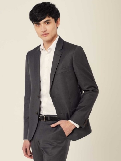 Picture of NNT Wool Blend Twill Tailored 2 Button Jacket