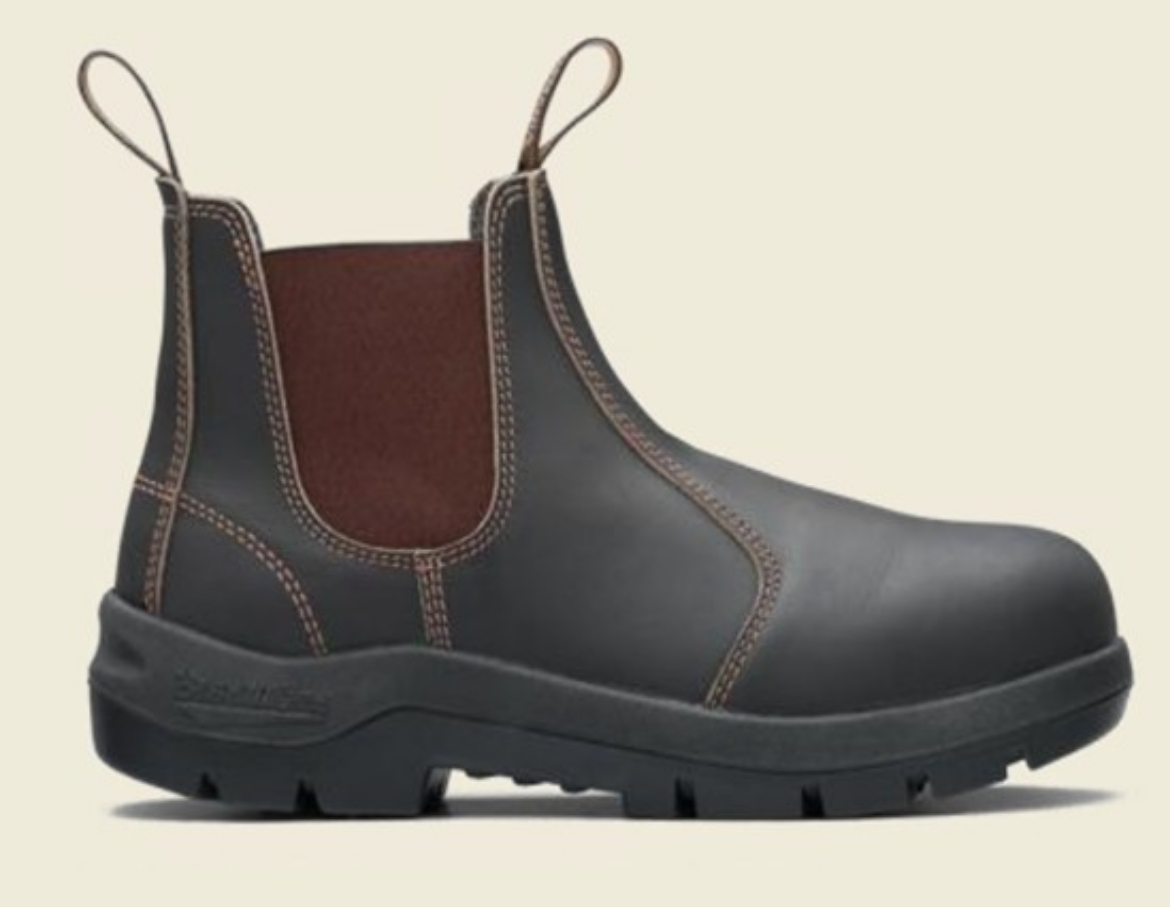 Picture of Blundstone Chelsea Cut WR Stout Leather Slip On Boot