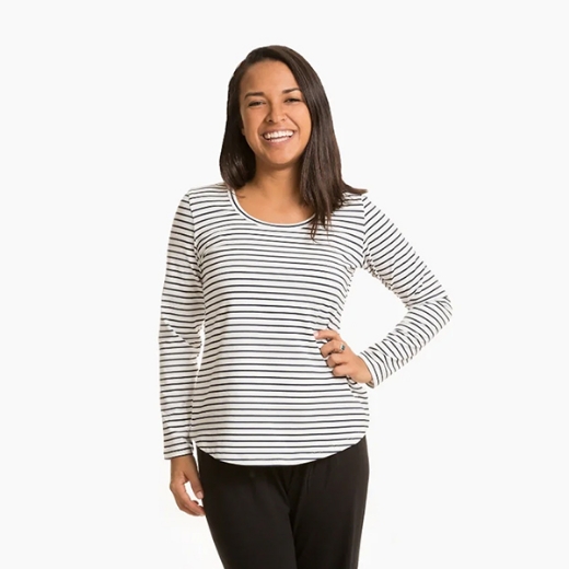 Picture of Bamboo Textiles Ladies Long Sleeve  Lottie TShirt