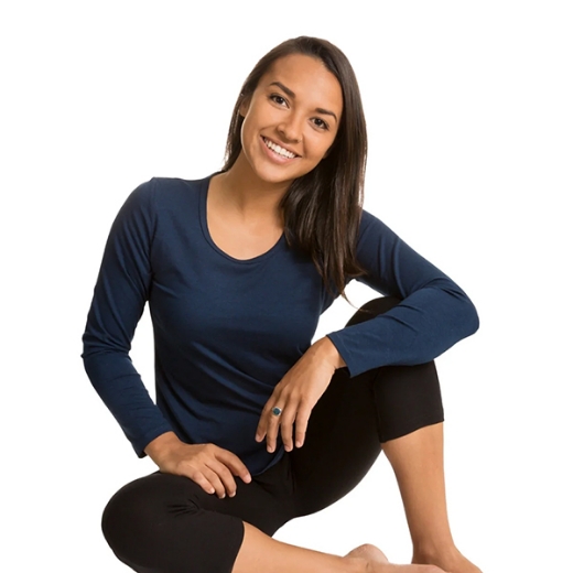 Picture of Bamboo Textiles Ladies Long Sleeve  Lottie TShirt