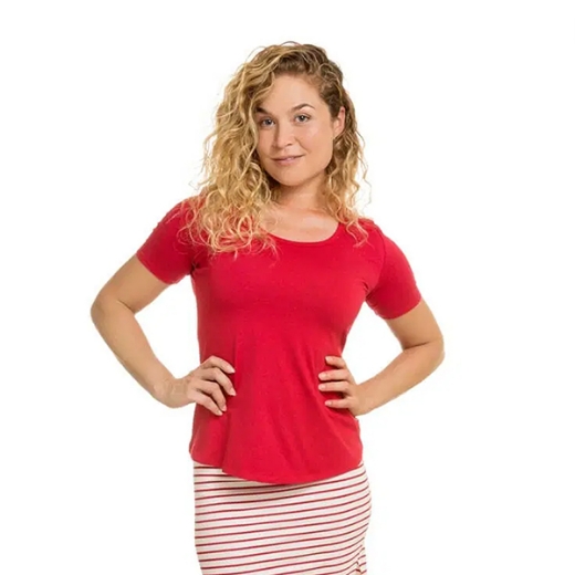 Picture of Bamboo Textiles Ladies Short Sleeve Lottie TShirt